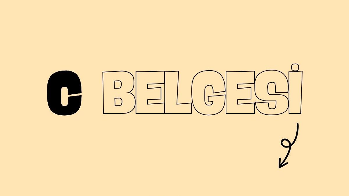 taşıma belgesi C